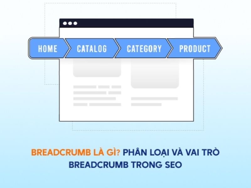 Các loại breadcrumb và được sử dụng phổ biến hiện nay