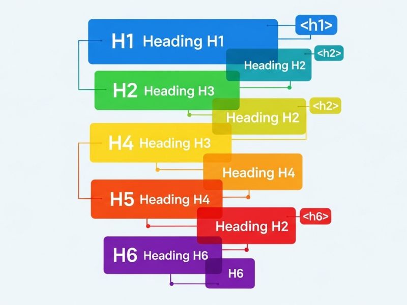 Các loại heading trong HTML (H1 – H6)