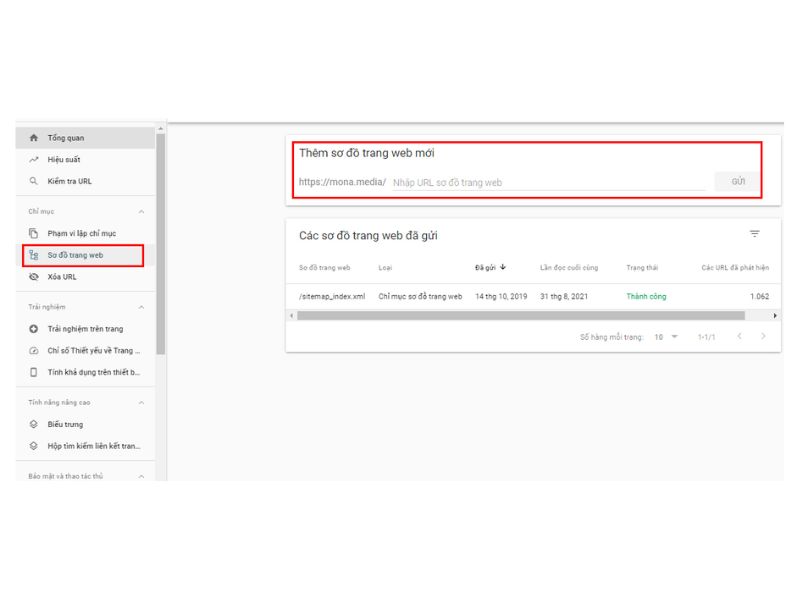 Cách khai báo Sitemap với Google