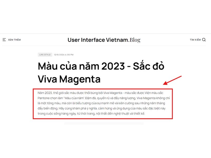 Tiêu chí của một đoạn Sapo hấp dẫn