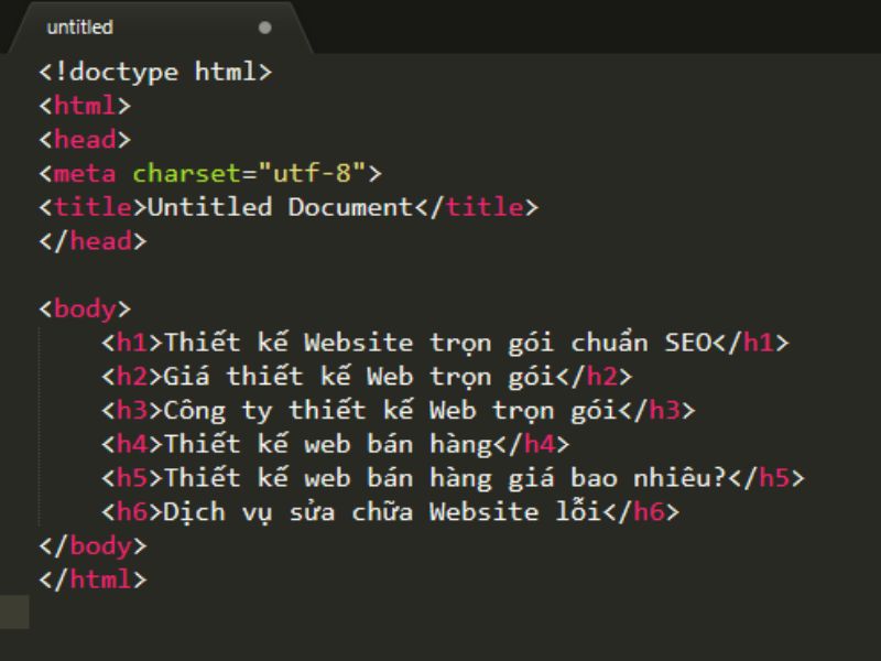 H1 có ảnh hưởng như thế nào đến thứ hạng SEO?