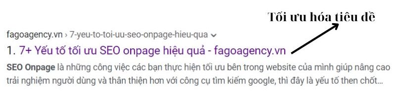 Tối Ưu Thẻ Tiêu Đề (Title Tag)