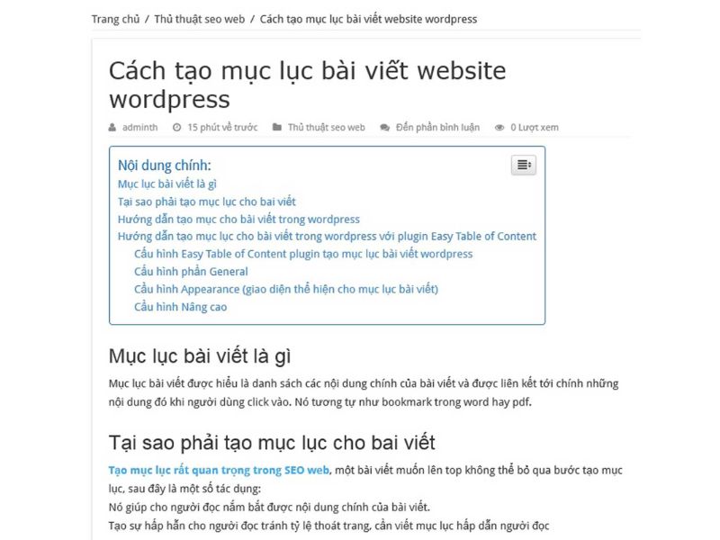 Cấu Trúc Heading (H1, H2, H3)