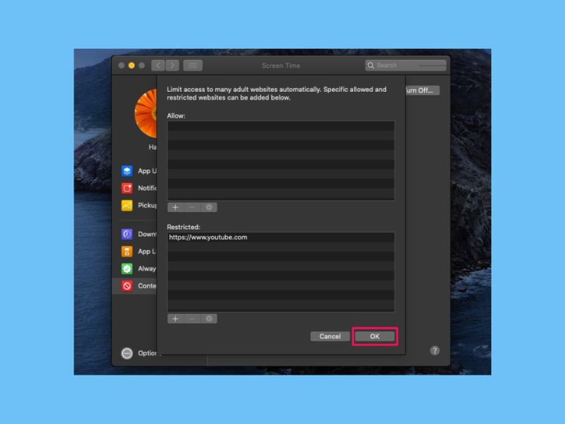 Cách chặn 1 trang web trên Safari