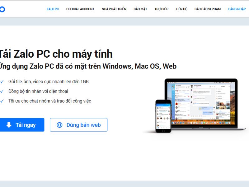 Zalo Web là gì? Khác gì với Zalo PC và Zalo Mobile?