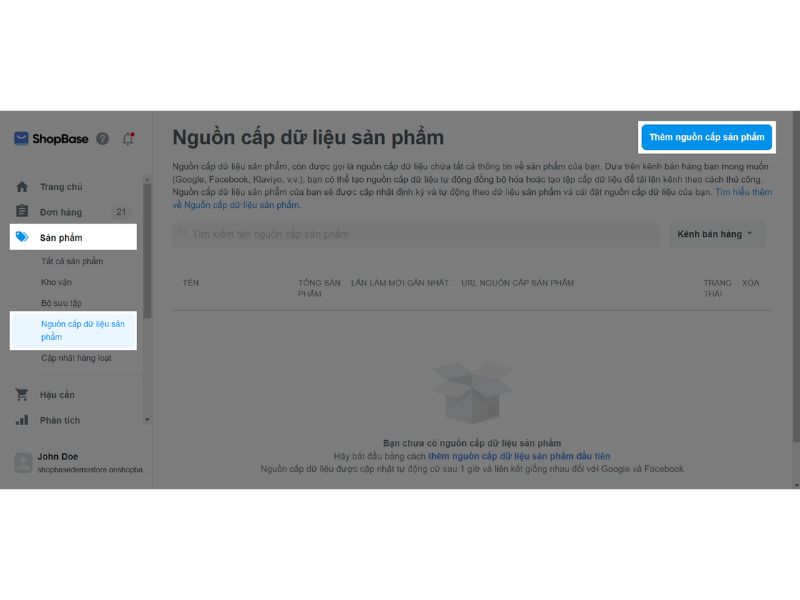 Tạo tài khoản Google Merchant Center