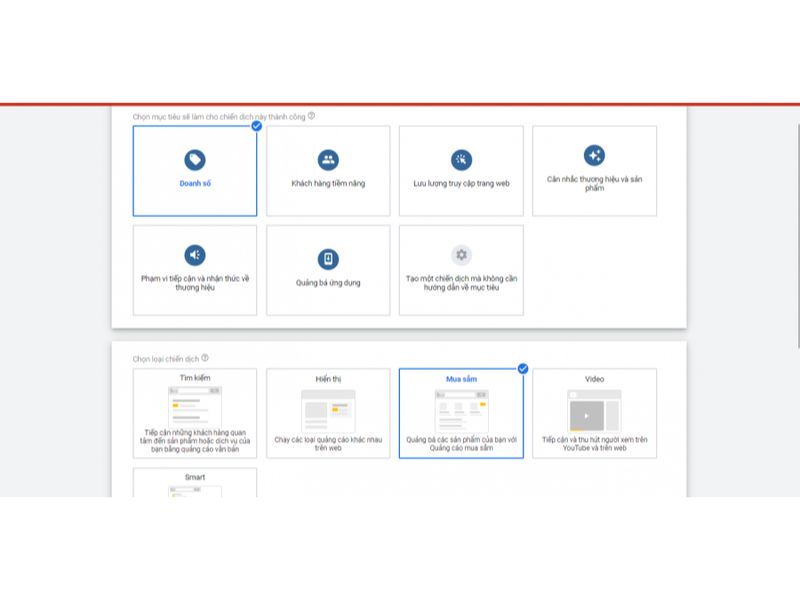 Tạo chiến dịch Google Shopping trong Google Ads