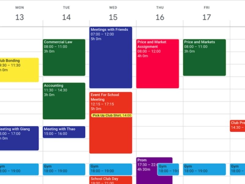 Google Calendar hoạt động như thế nào?