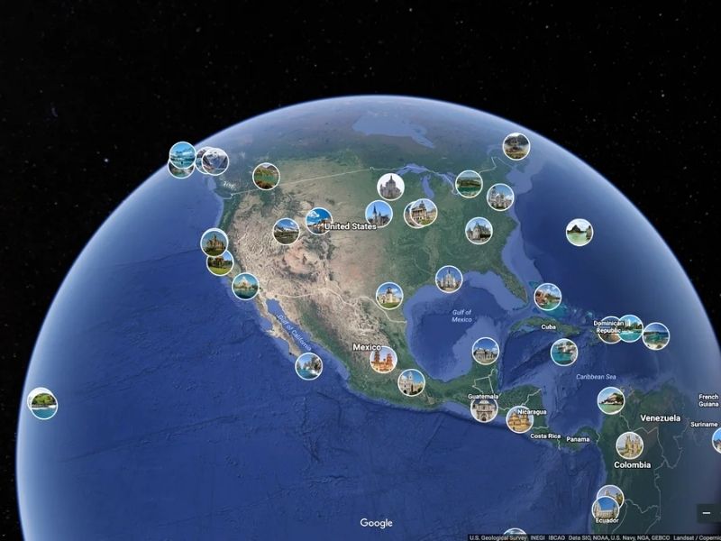 Các tính năng chính của Google Earth (cập nhật đến năm 2026)