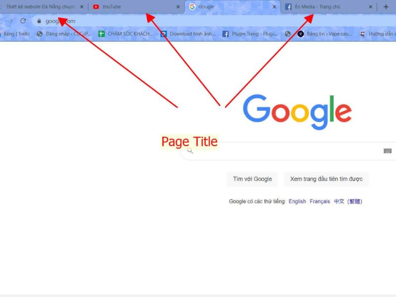 Tiêu đề trang web khác gì với tiêu đề bài viết?