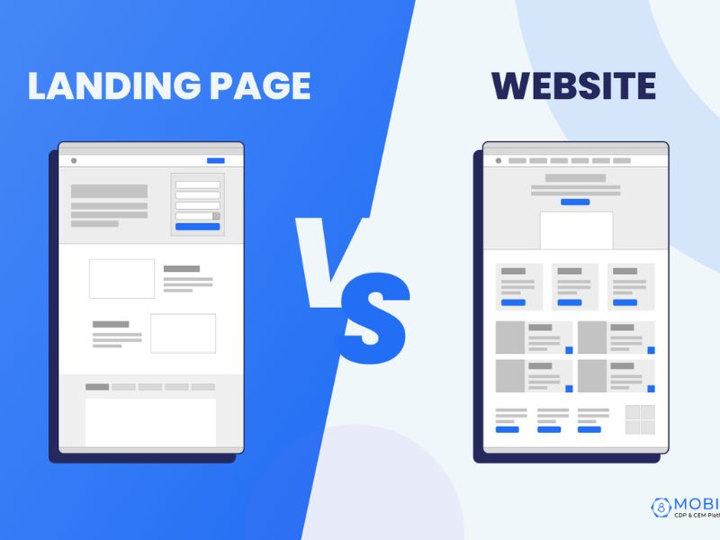 Các loại web landing page phổ biến
