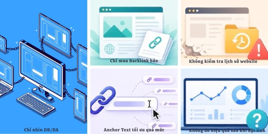 Xem thêm chi tiết 5 sai lầm khiến việc mua Backlink trở thành lãng phí
