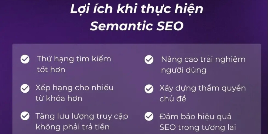 Xem thêm Vì sao Semantic SEO ngày càng quan trọng